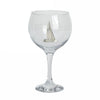 Gin Glass with Pewter Badge