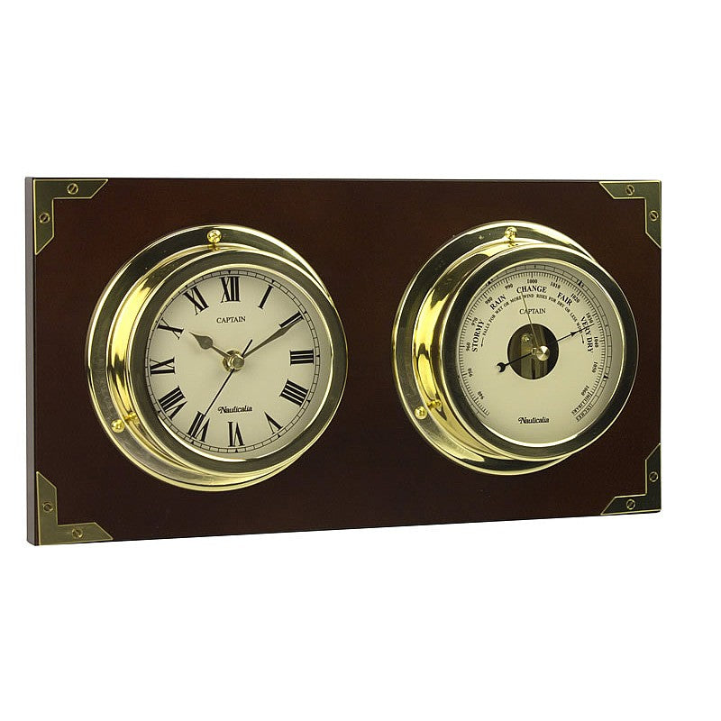 Captain Clock and Barometer Set - from Nauticalia
