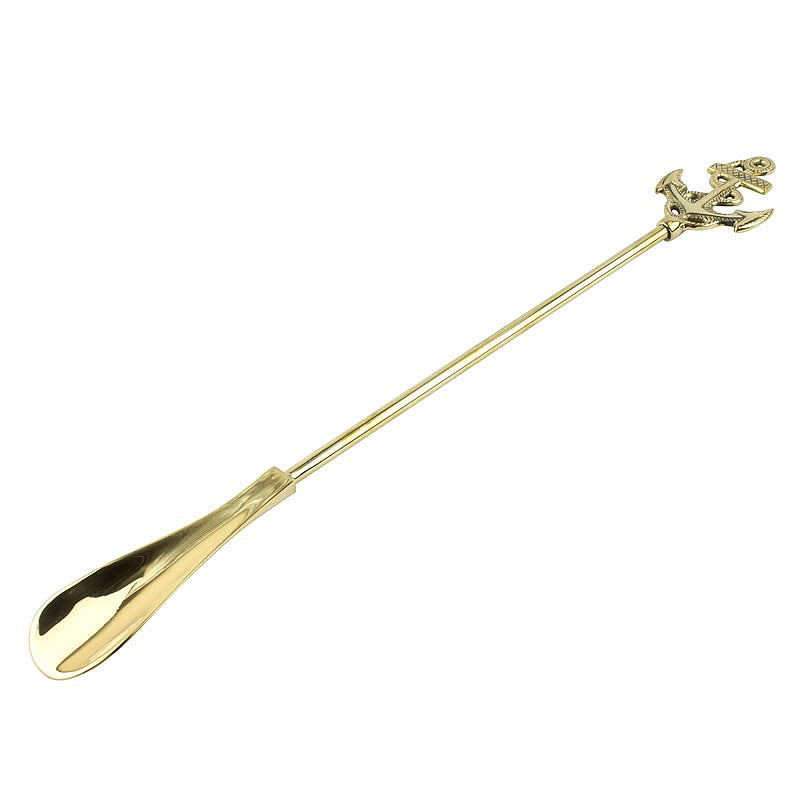 Brass Shoehorn with Anchor - from Nauticalia