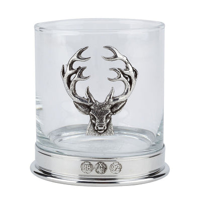 Pewter-mounted Whisky Tumblers