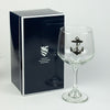 Gin Glass with Pewter Badge