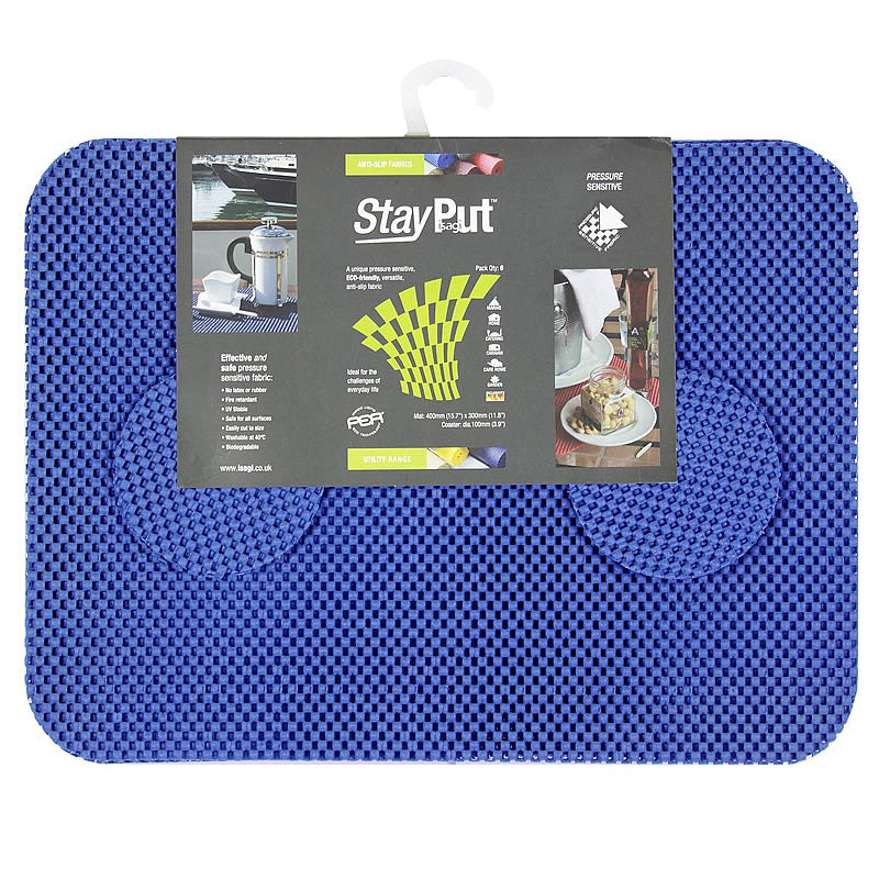 Set of 6 StayPut Placemats and Coasters