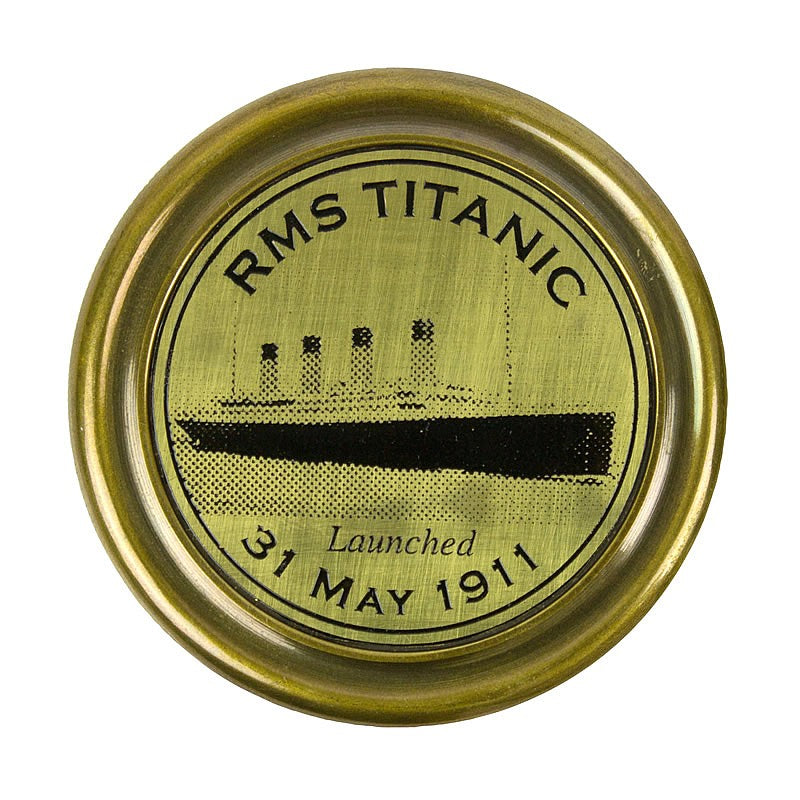 Brass RMS Titanic Tribute Compass - from Nauticalia
