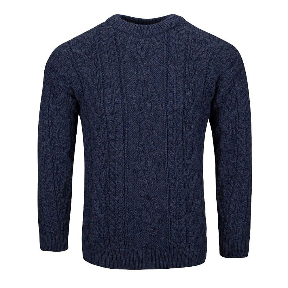 Breton Crew Sweater 100% Wool at Nauticalia Shop