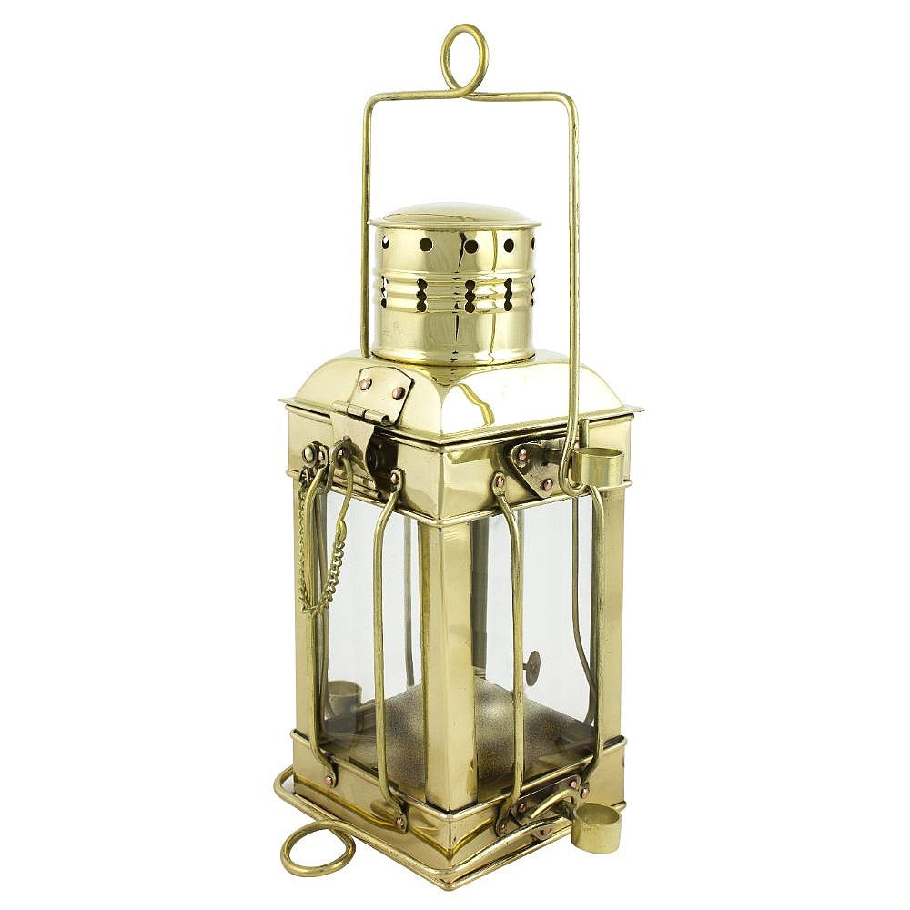 Brass Electric Cargo Lamp, 39cm - from Nauticalia