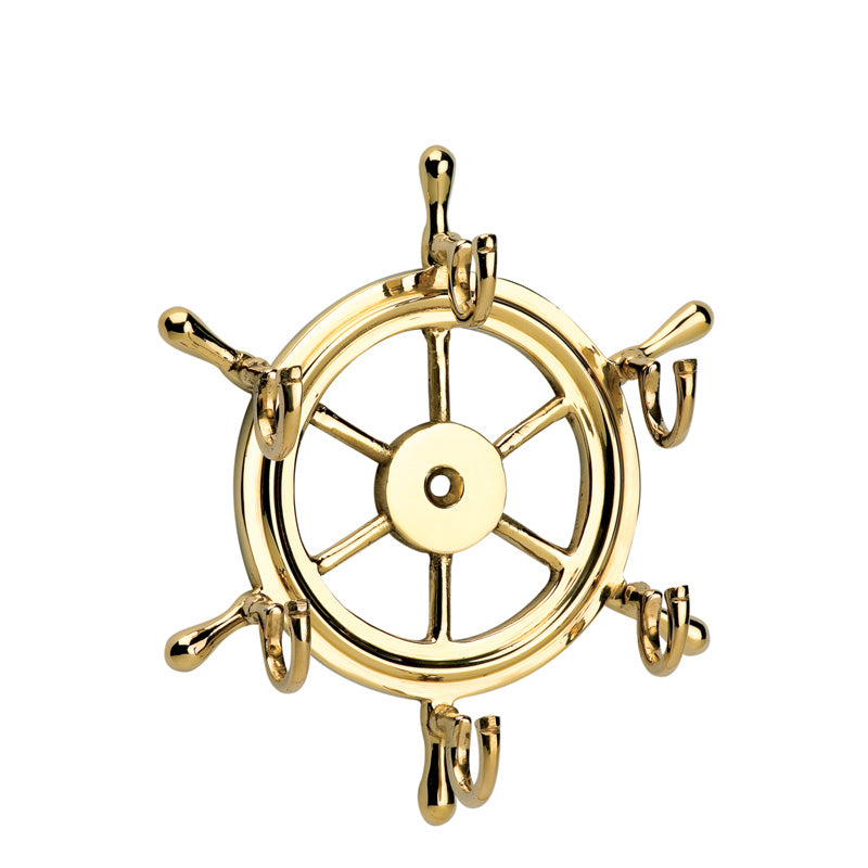 Brass Keyrack with Six Hooks - from Nauticalia
