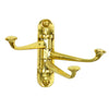 Folding Brass Hat and Coat Hooks
