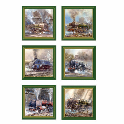 Steam Locomotive Placemats and Coasters