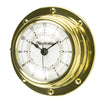 Rivet-style Clock and Barometer in Spun Brass