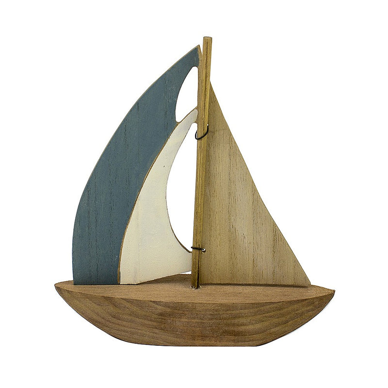 Wood Sailboat, 10" - from Nauticalia
