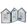 Beach Huts Triple Photo Frame - from Nauticalia