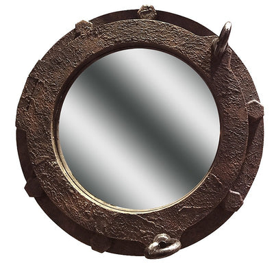 Rust-effect Porthole Mirror - from Nauticalia