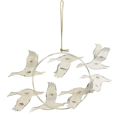 Hanging Metal Flying Seabird  - from Nauticalia