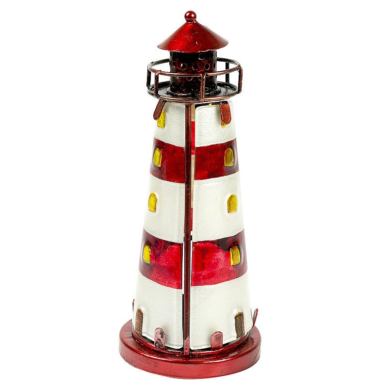 Stained Glass Lighthouse Tealight Holder