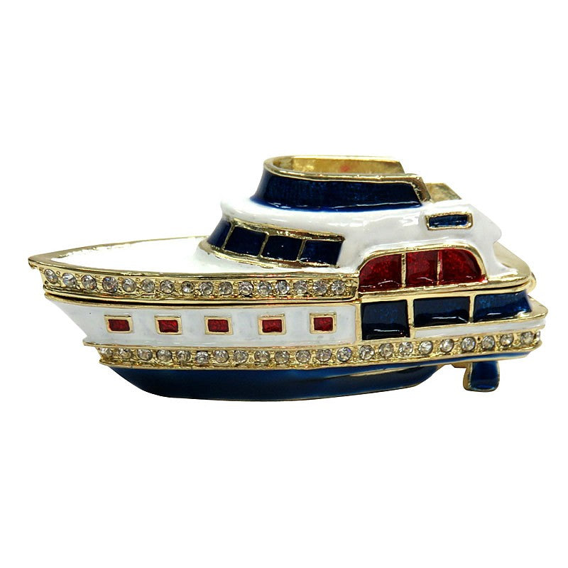 Motor Cruiser Jewelled Box - from Nauticalia