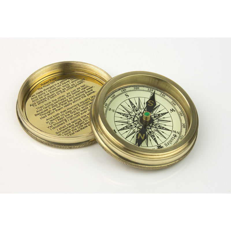 Robert Frost Poem Compass - from Nauticalia