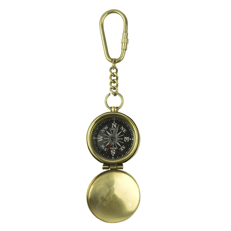 Lidded Compass Keyring - from Nauticalia