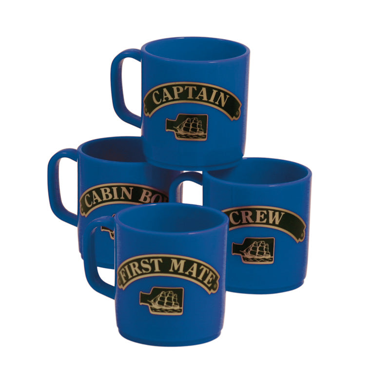 Unbreakable, Stackable Mugs that Show Rank