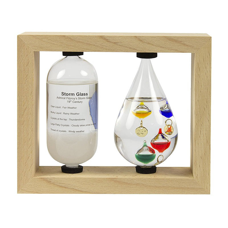 Galileo Thermometer Storm Bottle - from Nauticalia
