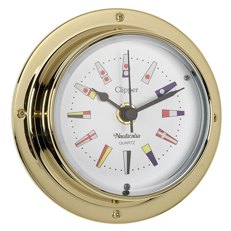 "Clipper" Code Flag Clock