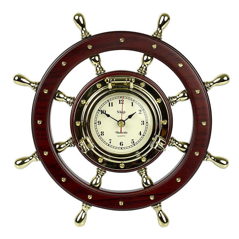 Brass Ship's Wheel Instruments