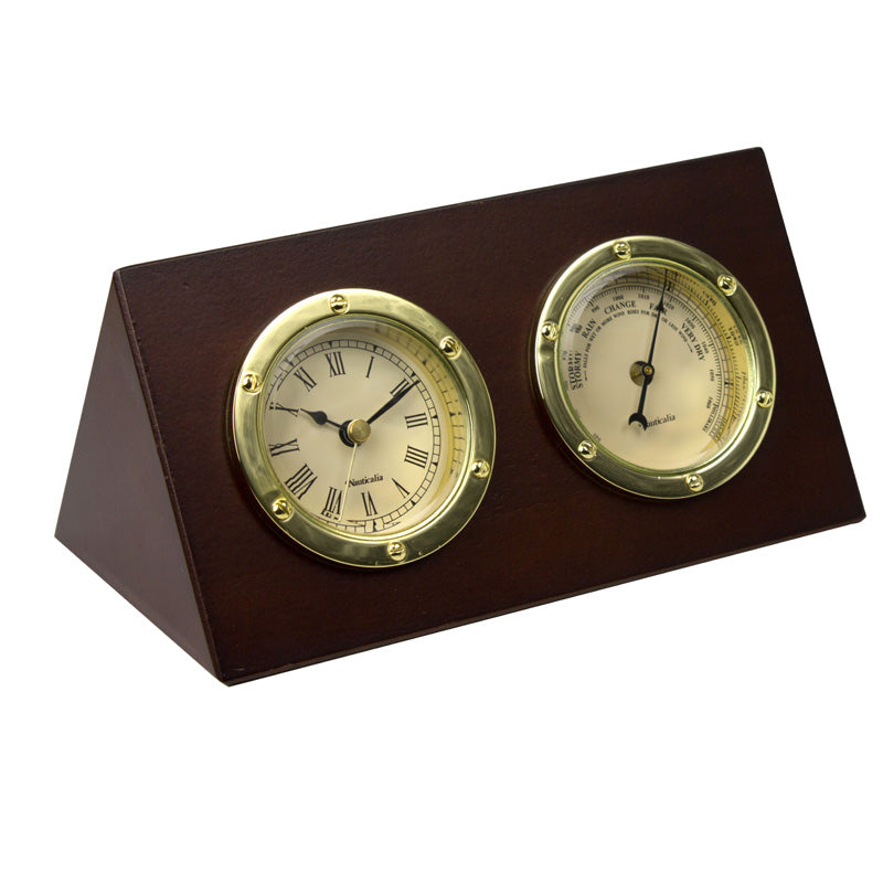 Desktop Clock and Barometer Set - from Nauticalia