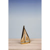 Ornamental Yacht Sculpture in Solid Brass