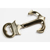 Anchor Bottle Opener in Brass - Bottle Cap Remover & Corkscrew in One! - from Nauticalia