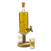 Personalised Whisky Ship-in-Bottle with Two Glasses - from Nauticalia