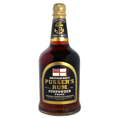 Award Winning Royal Navy Pusser's Gunpowder Proof Rum - from Nauticalia