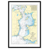 Framed Print - Admiralty Chart 1121 - Irish Sea with Saint George's Channel and North Channel