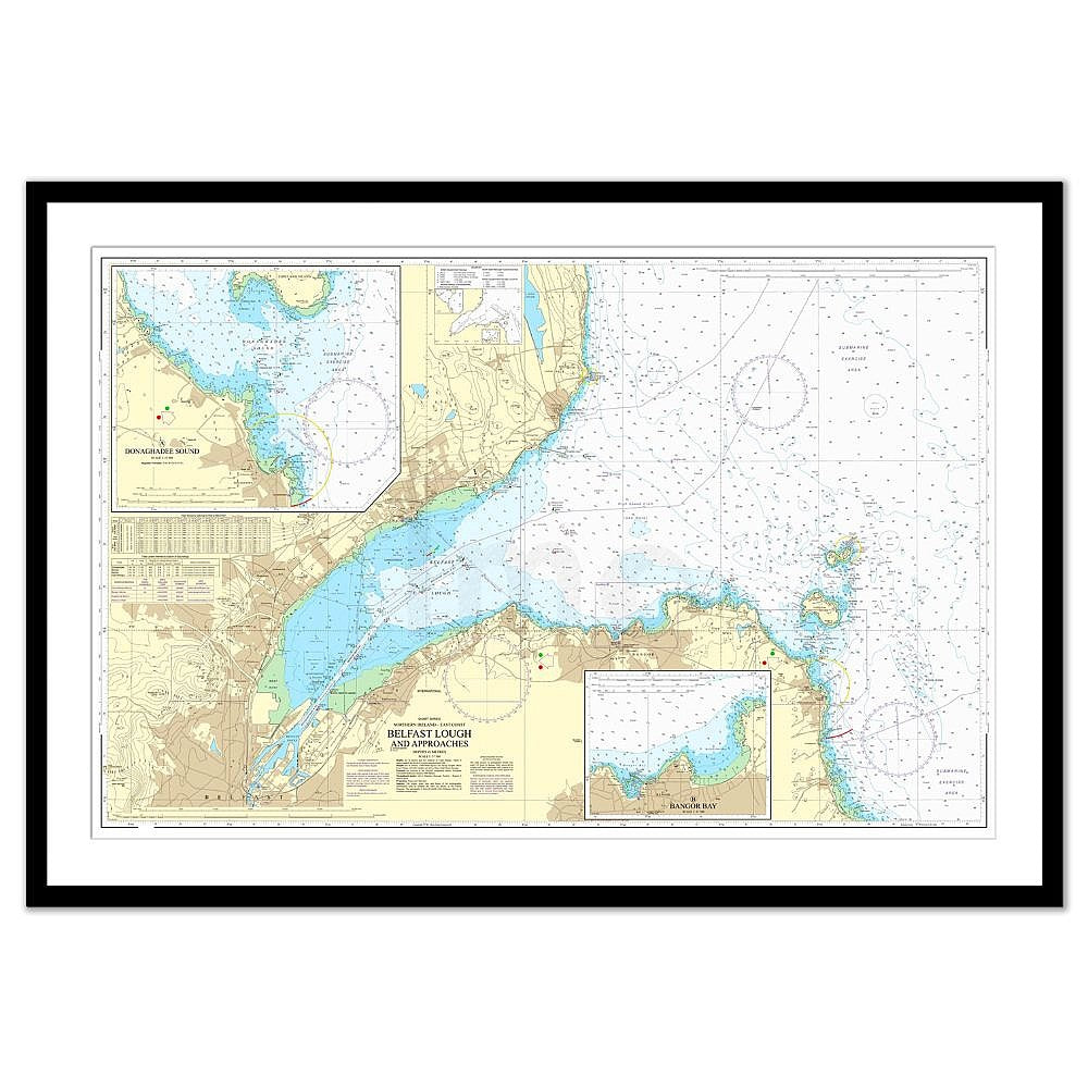 Framed Print - Admiralty Chart 1753 - Belfast Lough and Approaches