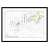 Framed Print - Admiralty Chart 2565 - St Agnes Head to Dodman Point including the Isles of Scilly