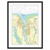 Framed Print - Admiralty Chart 2793 - Cowes Harbour and River Medina