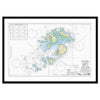 Framed Print - Admiralty Chart 34 - Isles of Scilly
