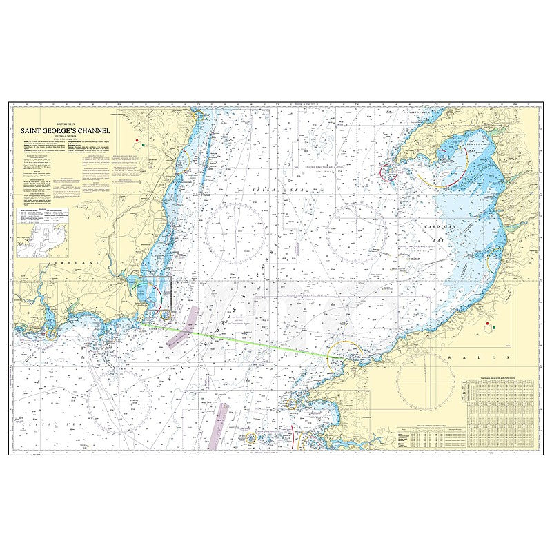 Admiralty Chart Prints 1410 - Saint George's Channel