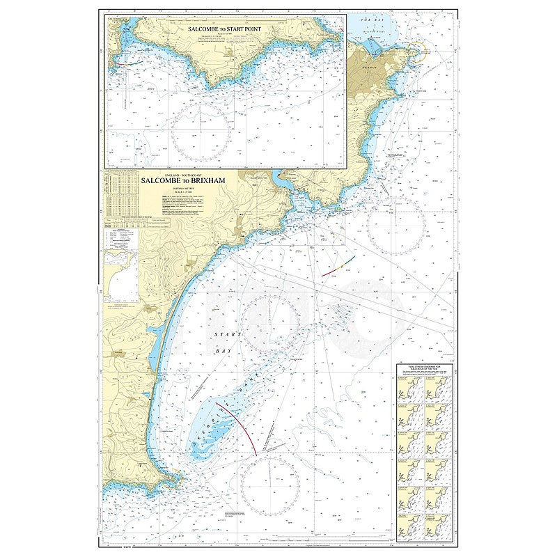 Admiralty Chart Prints 1634 - Salcombe to Brixham