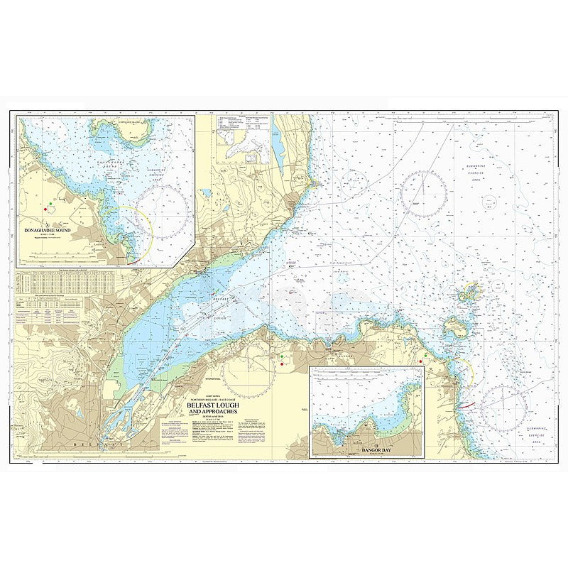 Admiralty Chart Prints 1753 - Belfast Lough and Approaches