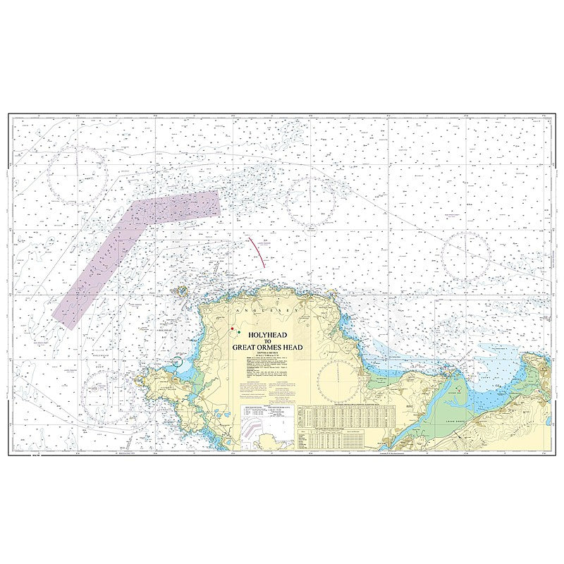 Admiralty Chart Prints 1977 - Holyhead to Great Ormes Head