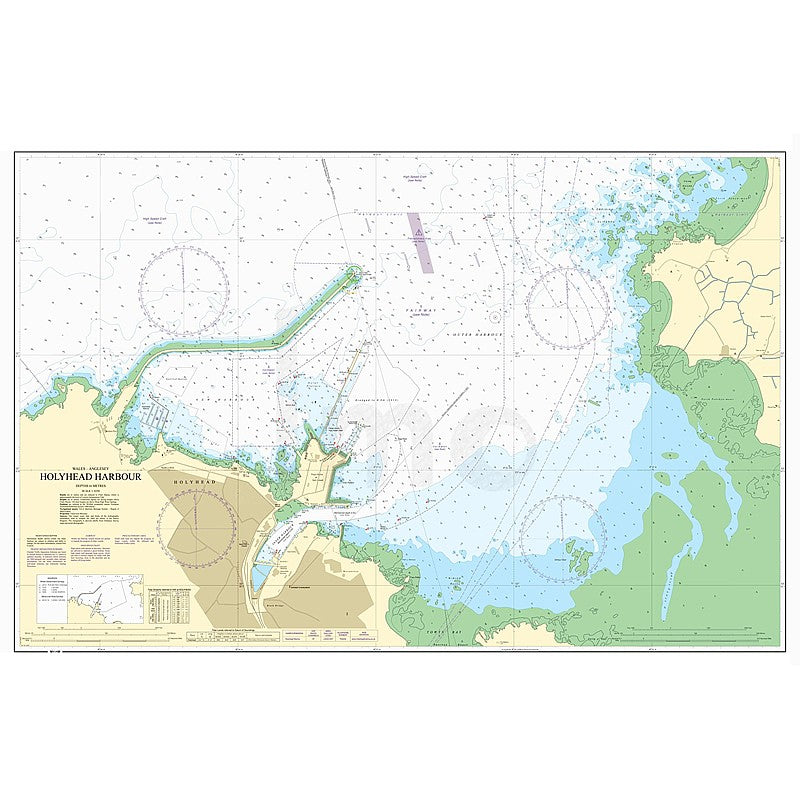 Admiralty Chart Prints 2011 - Holyhead Harbour