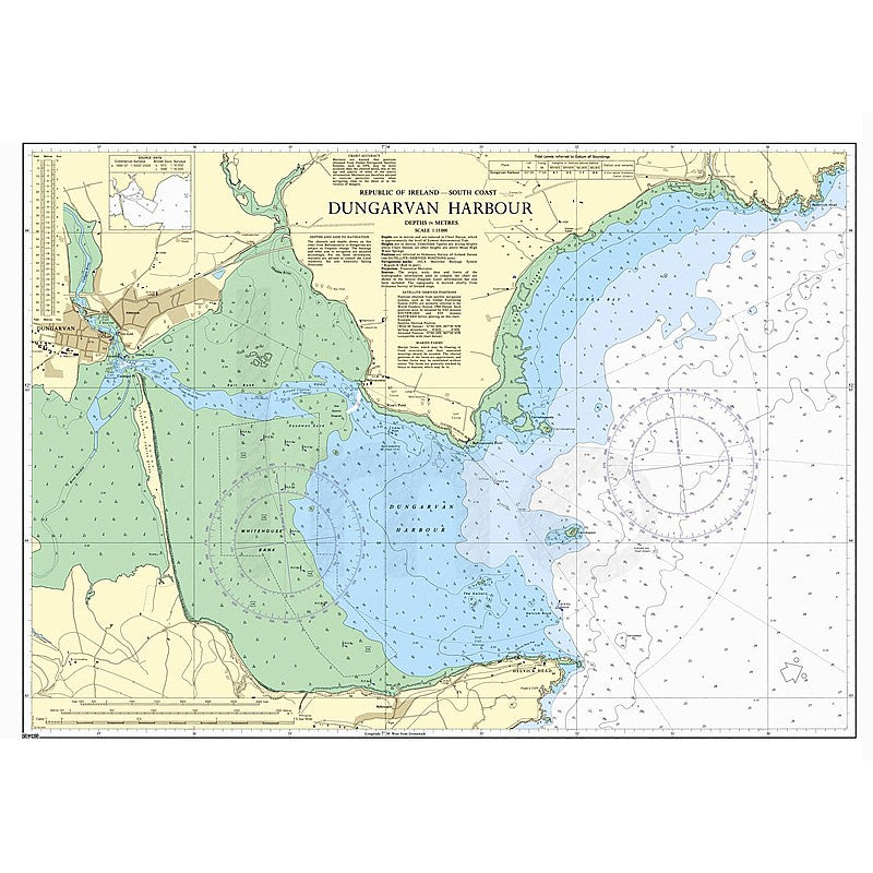 Admiralty Chart Prints 2017 - Dungarvan Harbour