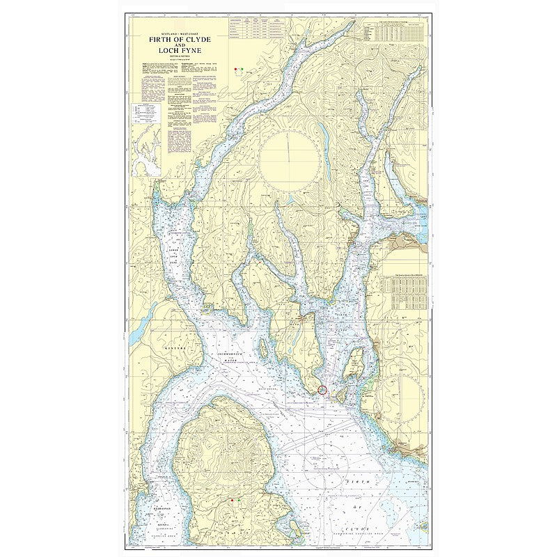 Admiralty Chart Prints 2131 - Firth of Clyde and Loch Fyne