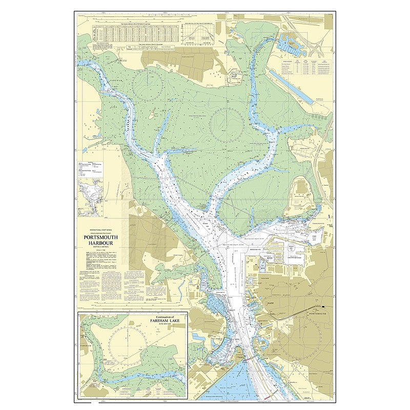 Admiralty Chart Prints 2631 - Portsmouth Harbour
