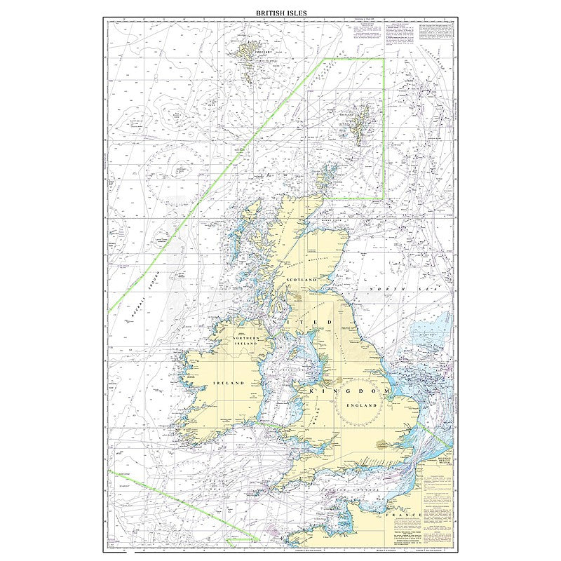 Admiralty Chart Prints 2 - British Isles
