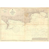 Vintage Nautical Chart - Admiralty Chart 2615 - Portland to Christchurch