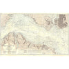 Vintage Nautical Chart Prints - Admiralty Chart 394 - The Solent - Eastern Part