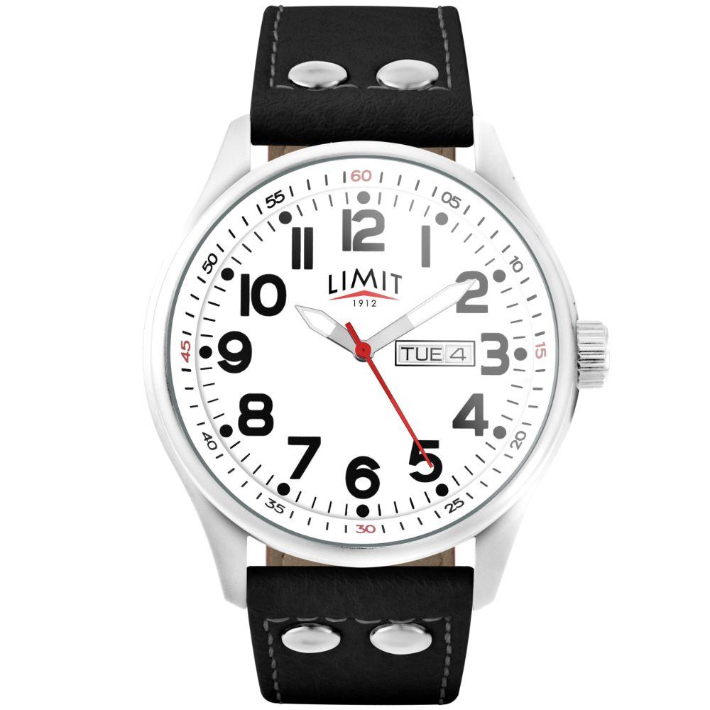 Limit Pilot Watch White/Black